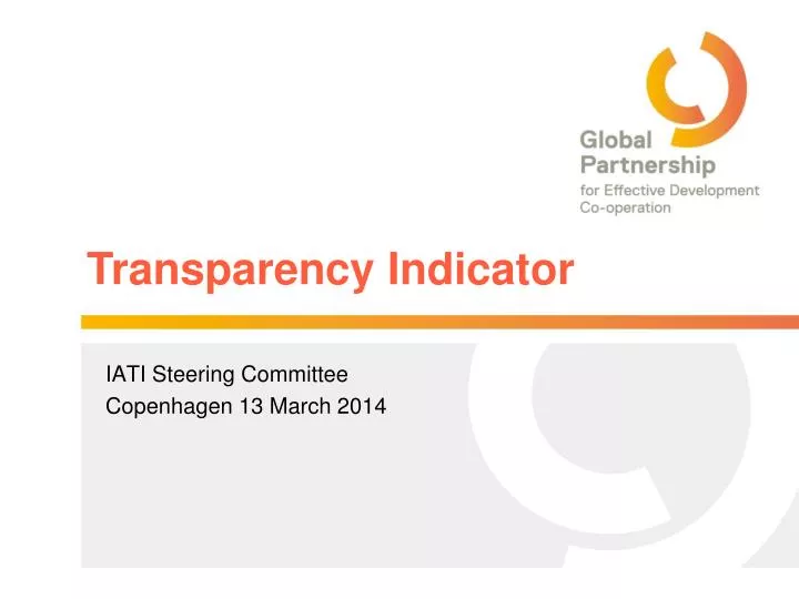 transparency indicator n.