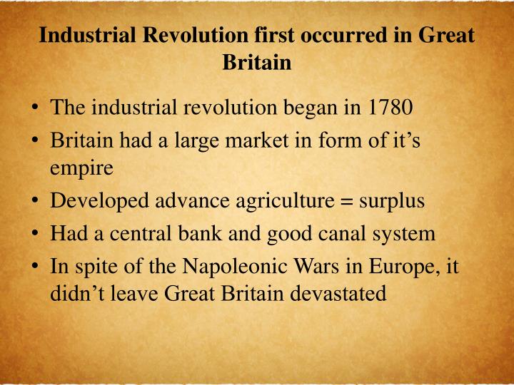 an analysis of the first british industrial revolution an analysis of the first british industrial revolution