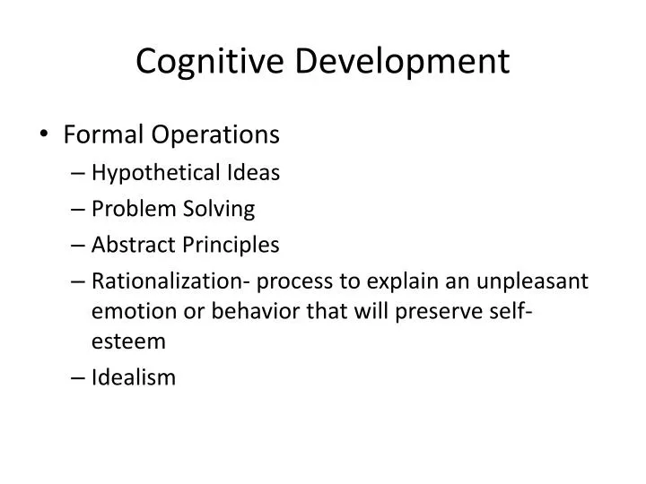 PPT - Cognitive Development PowerPoint Presentation, free download - ID ...