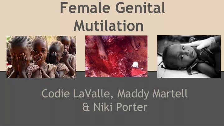 female genital mutilation n.