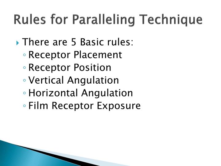 paralleling technique