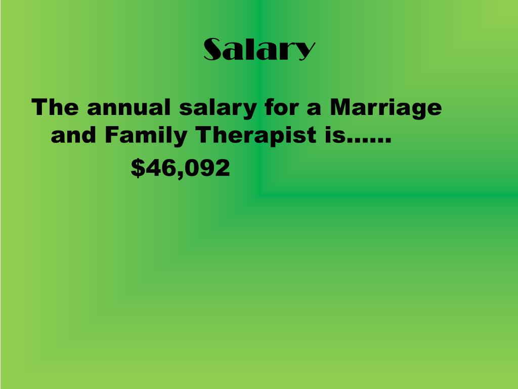 PPT Marriage And Family Therapist PowerPoint Presentation, free download ID2101470