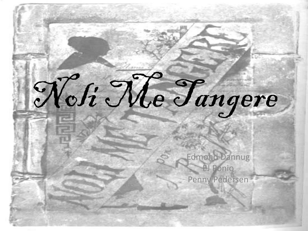 powerpoint presentation classy noli me tangere background