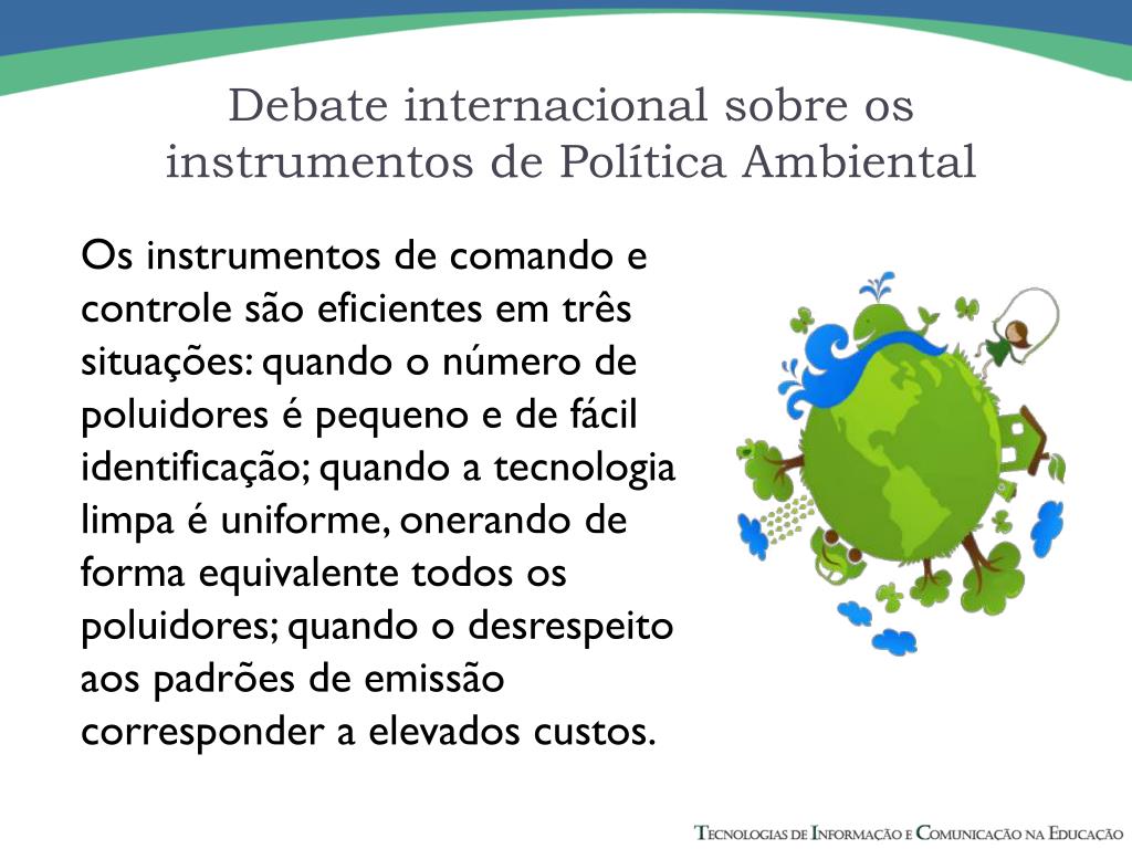 PPT - INSTRUMENTOS DE POLÍTICA AMBIENTAL PowerPoint Presentation, free  download - ID:2103360