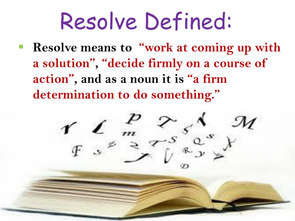 PPT Living With Resolve Part 2 PowerPoint Presentation Free Download 