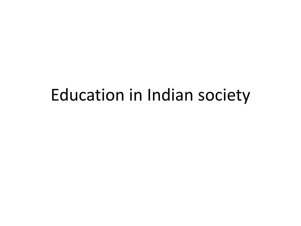 relationship between education and society ppt