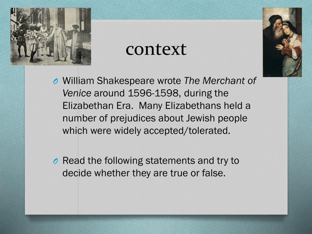 PPT - SHAKESPEARE'S MERCHANT OF VENICE PowerPoint Presentation, free  download - ID:2107176