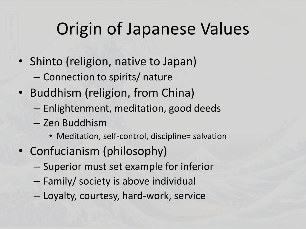 summary of japanese culture