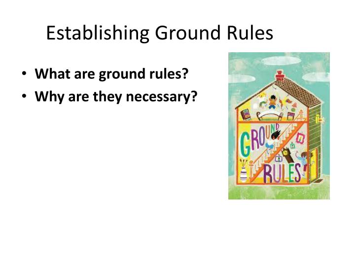 establishing the ground rules essay Free essay: explain how to establish and maintain a safe and supportive learning environment 232 explain how to establish ground rules with learners to . establishing the ground rules essay Free essay: explain how to establish and maintain a safe and supportive learning environment 232 explain how to establish ground rules with learners to .