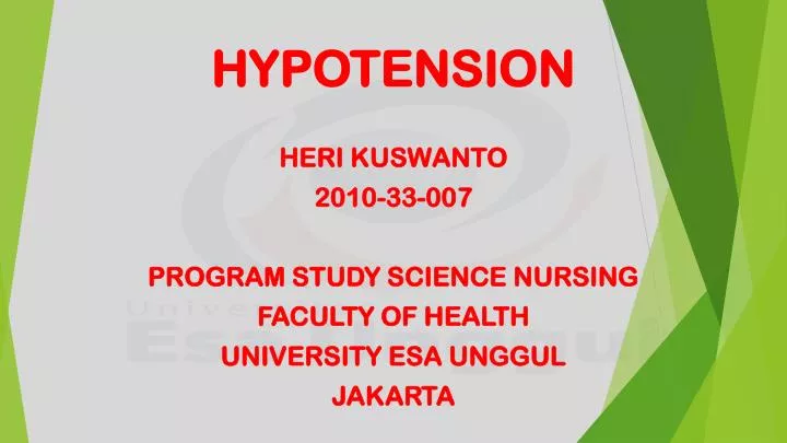 PPT HYPOTENSION PowerPoint Presentation Free Download ID 2108145 ppt-hypotension-powerpoint-presentation-free-download-id-2108145