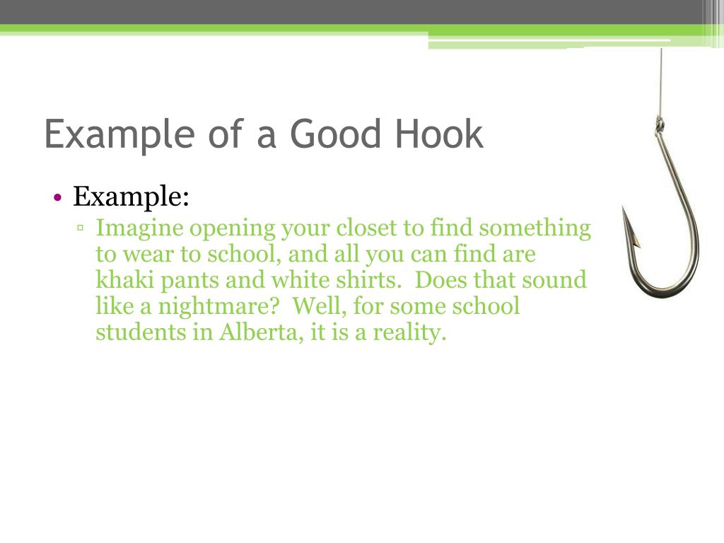 how to think of a good hook for an essay