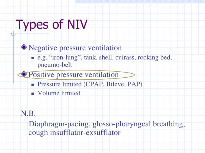 PPT - Non-invasive Ventilation PowerPoint Presentation - ID:2108584