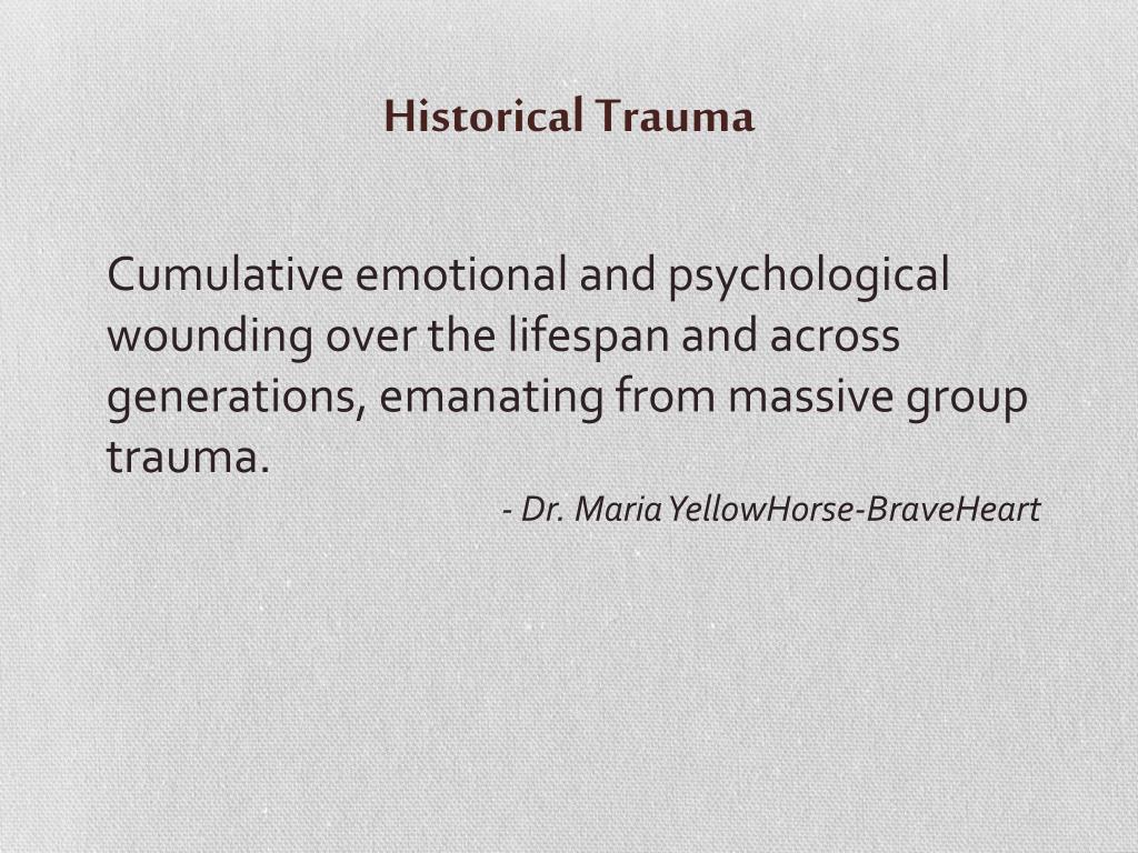 PPT Historical Trauma & Family Engagement Strategies PowerPoint
