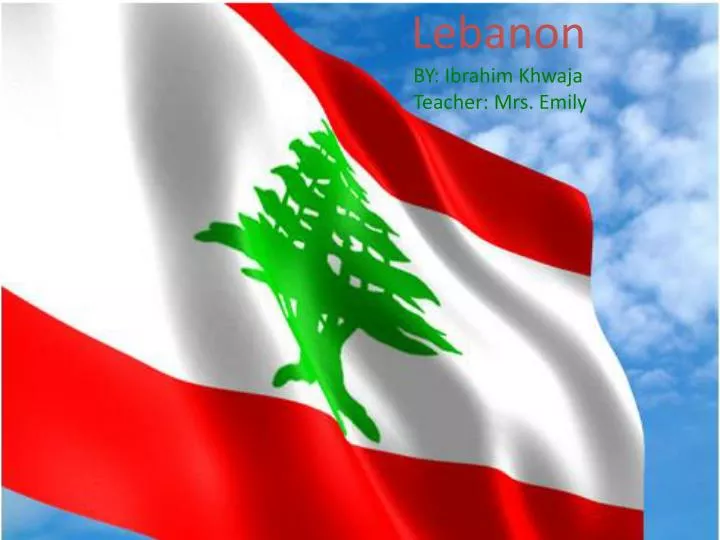 powerpoint presentation about lebanon