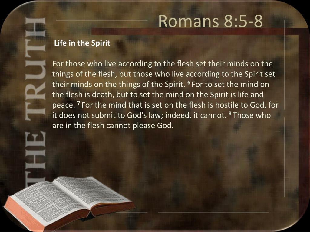 PPT Romans 8 PowerPoint Presentation Free Download ID 2109140