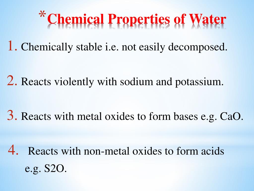 Chemical properties. Chemical properties of Water. Physical properties of Water. Physical and Chemical properties. Oxygen Chemical properties.