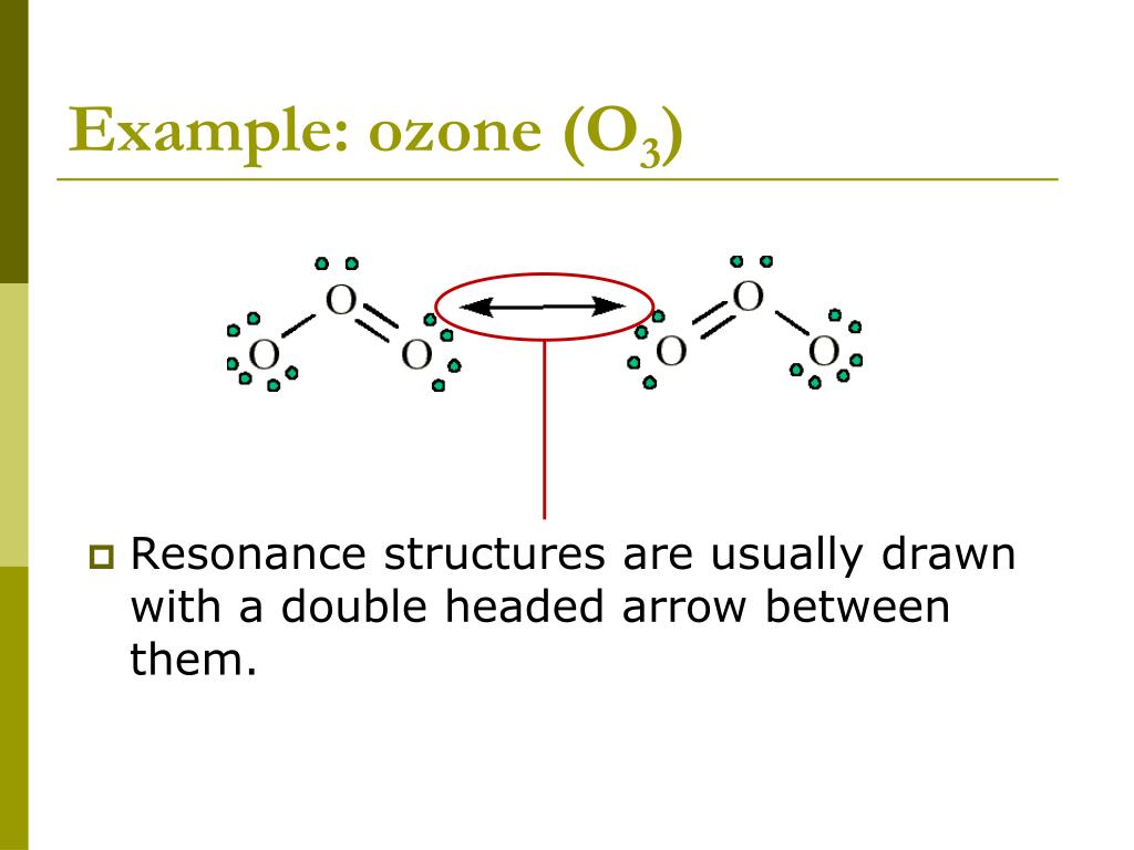Resonance structures are usually drawn with a double headed arrow between t...