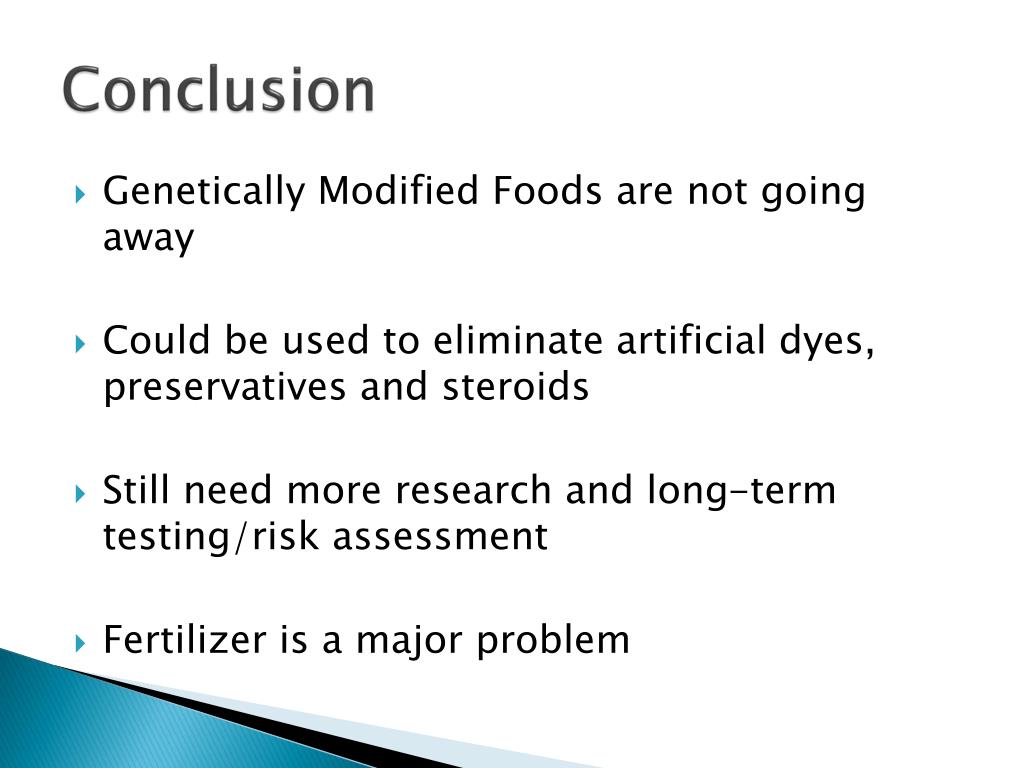 genetically modified food essay conclusion