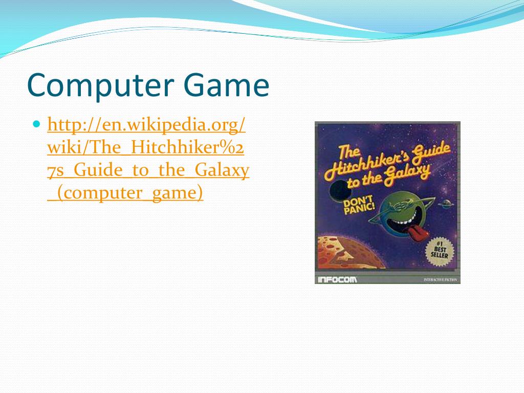 The Hitchhiker's Guide to the Galaxy (video game) - Wikipedia