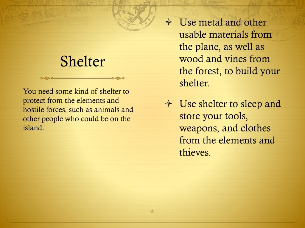 Ppt Island Survival Manual Powerpoint Presentation Free Download Id2110669 