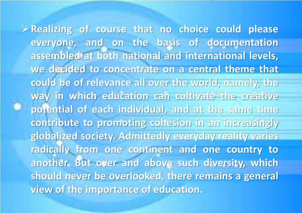 PPT - UNESCO COMMISSION on HIGHER EDUCATION PowerPoint Presentation ...