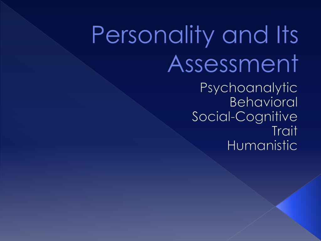 psychoanalytic personality assessment