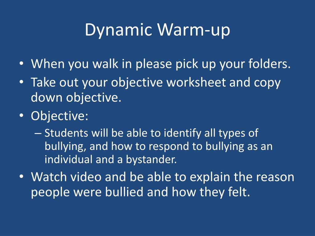 Taking the bully by the horns worksheet
