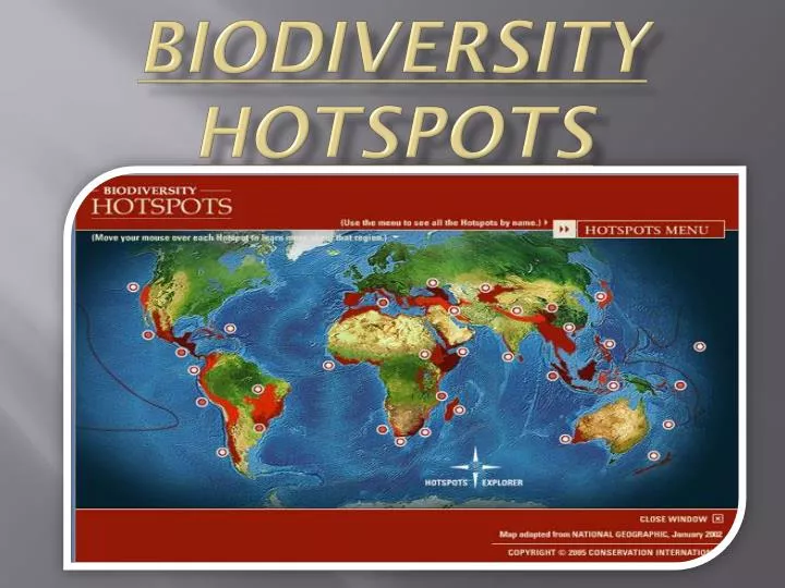 PPT Biodiversity Hotspots PowerPoint Presentation Free Download ID ppt-biodiversity-hotspots-powerpoint-presentation-free-download-id