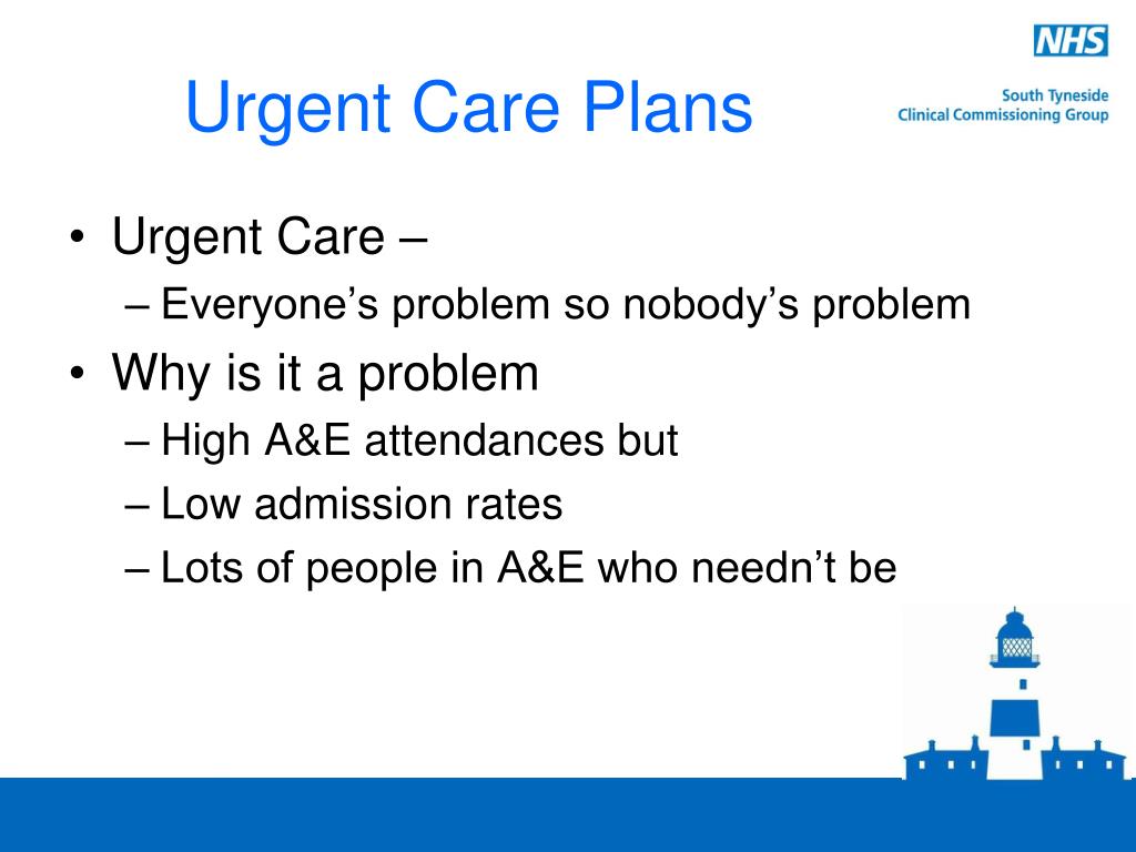 PPT - Urgent Care Planning in South Tyneside PowerPoint Presentation ...