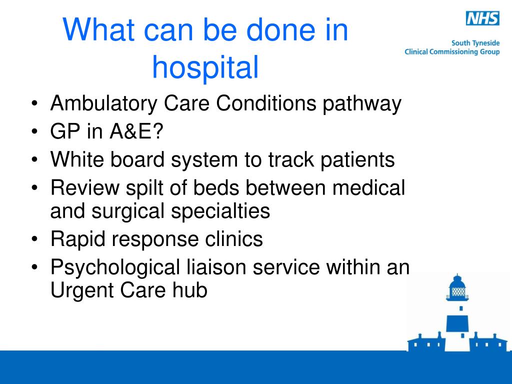 PPT - Urgent Care Planning in South Tyneside PowerPoint Presentation ...