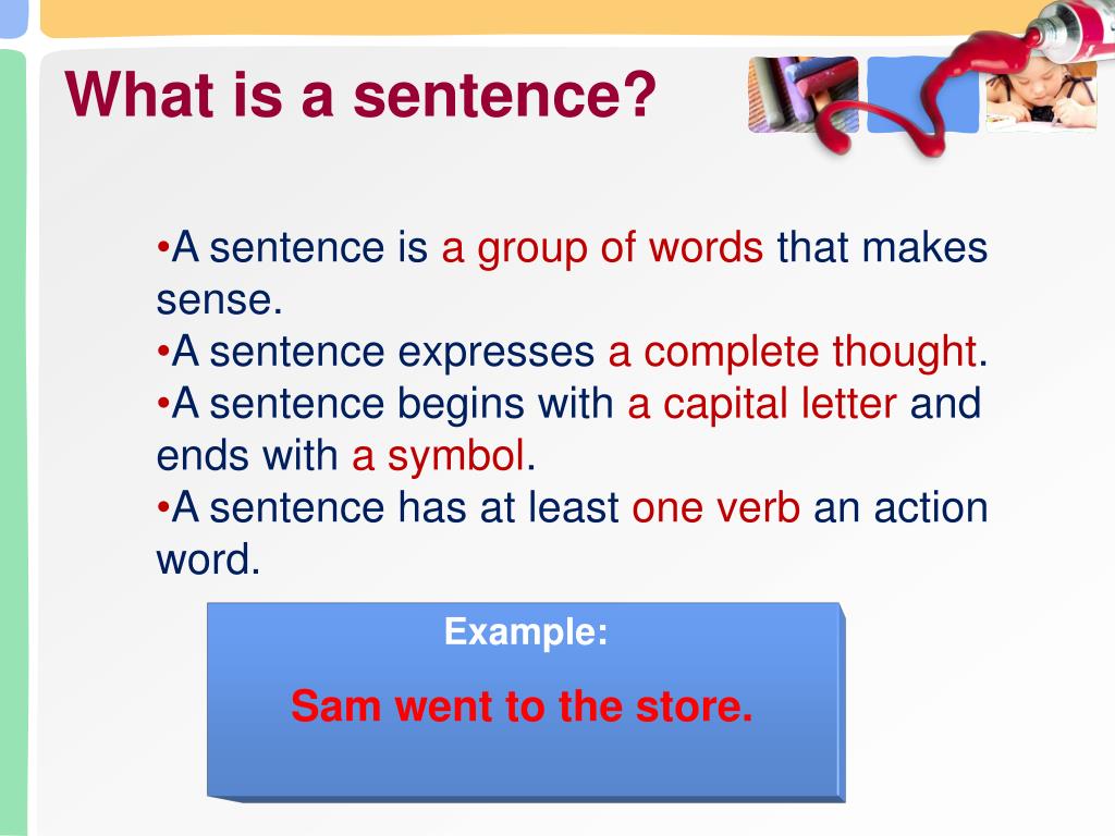 PPT The Four Kinds of Sentences PowerPoint Presentation, free download ID2114046