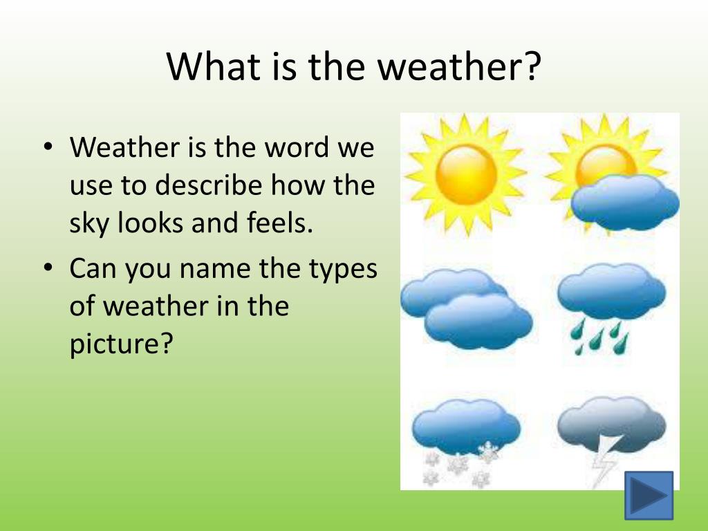 presentation on topic weather