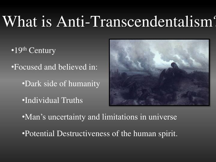transcendentalism characteristics transcendentalism characteristics