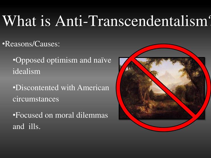 Transcendentalism Man Vs Nature Transcendentalism Man Vs Nature