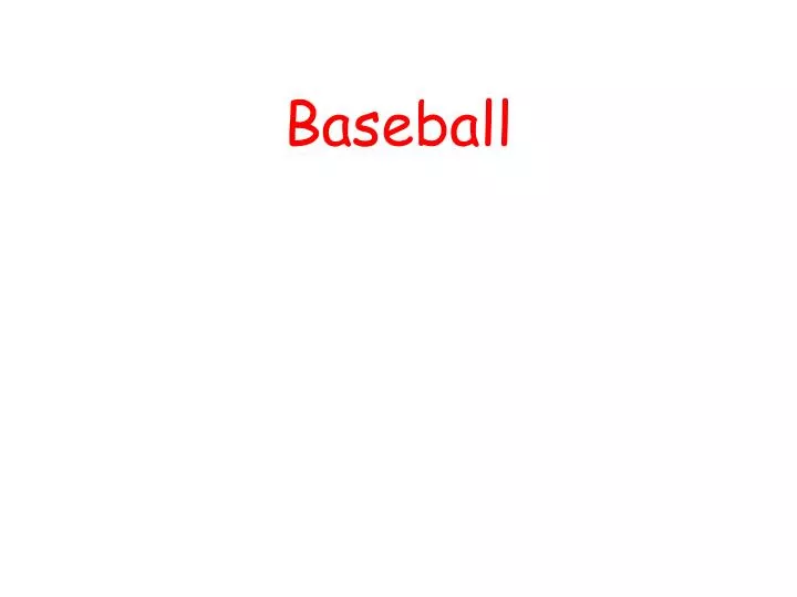 baseball n.