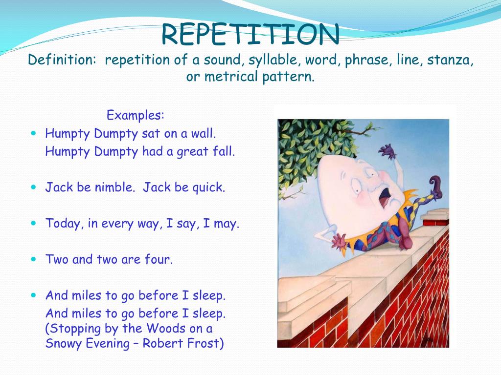 repetition figure of speech meaning