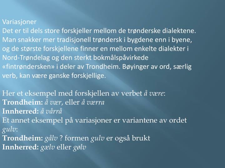 Grammatiske Forskjeller Mellom Nynorsk Og Bokmål