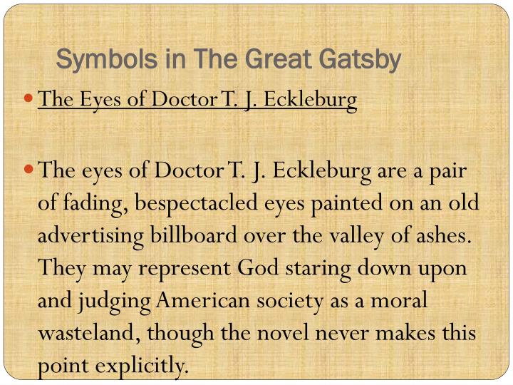 the waste land myth and symbols in the great gatsby the waste land myth and symbols in the great gatsby