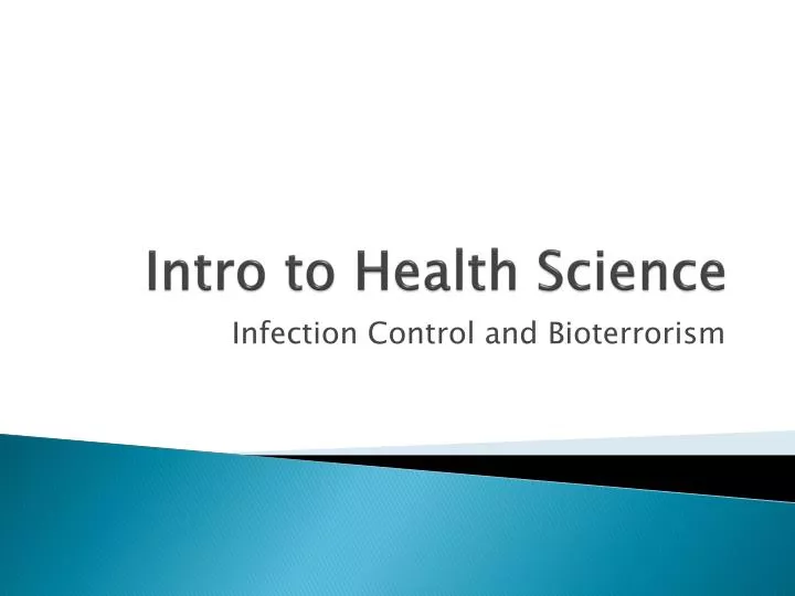 PPT - Intro to Health Science PowerPoint Presentation, free download ...