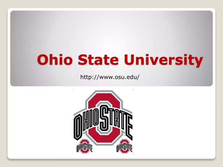 PPT Ohio State University PowerPoint Presentation, free download ID