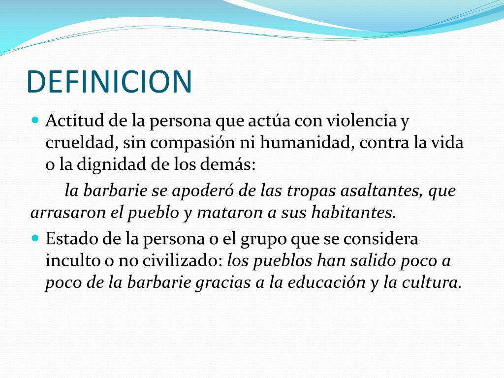 PPT BARBARIE PowerPoint Presentation, free download ID2119486