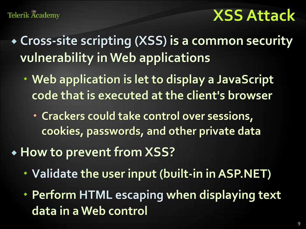 Web Security SQL Injection, XSS, CSRF, Parameter Tampering, DoS