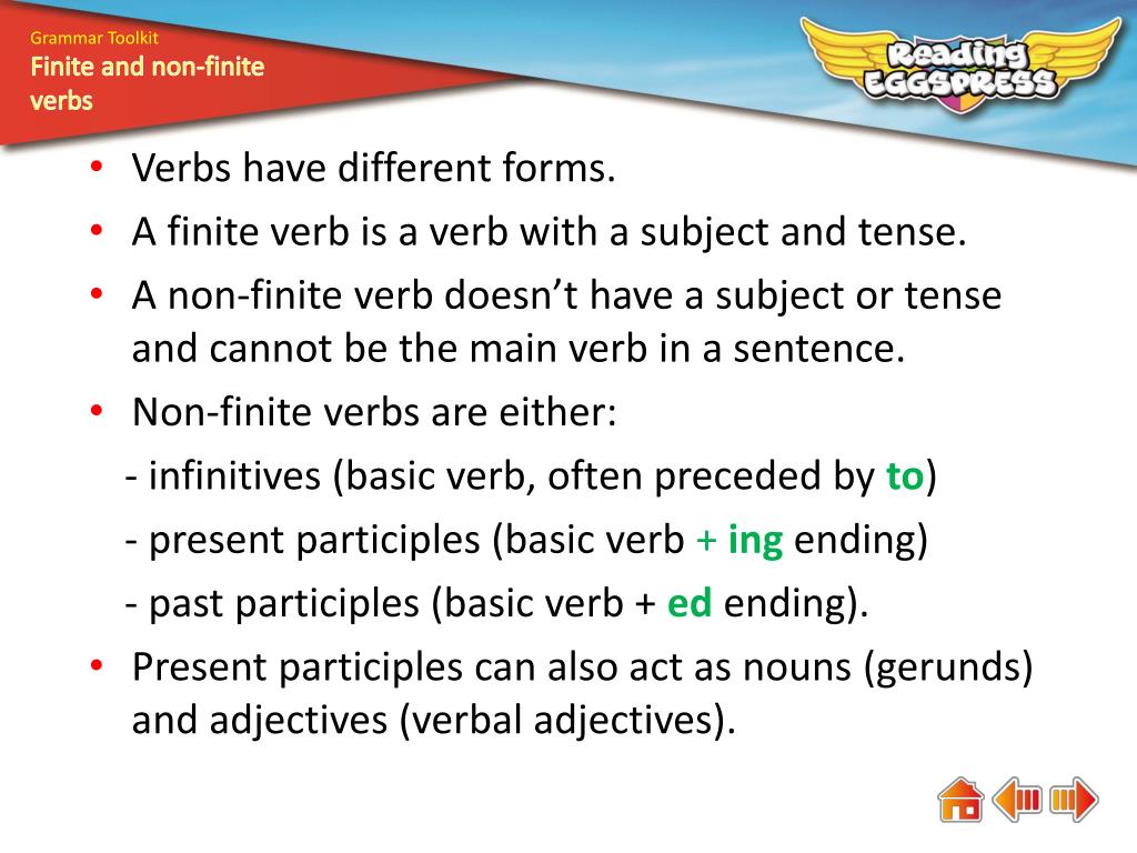 Finite and Infinite Verbs, What is a Finite Verb?