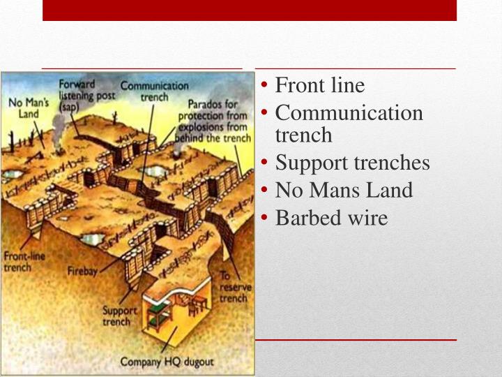 Fire Step PPT - Trench Warfare PowerPoint Presentation - ID:2120124