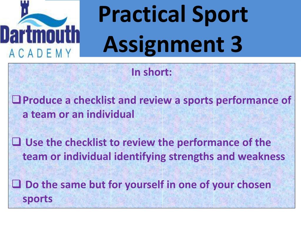 pearson set assignment sport