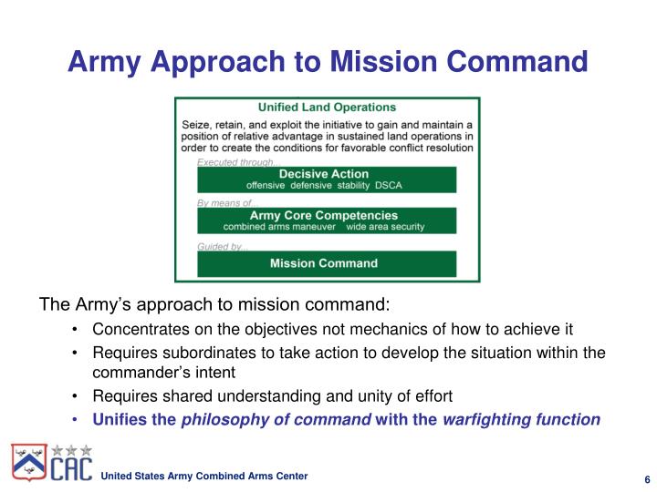 PPT ADP 60 and ADRP 60 Mission Command PowerPoint Presentation ID