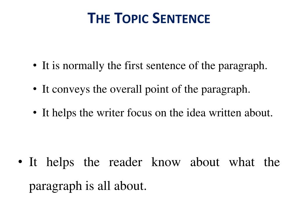 PPT - Writing a Paragraph PowerPoint Presentation, free download - ID ...