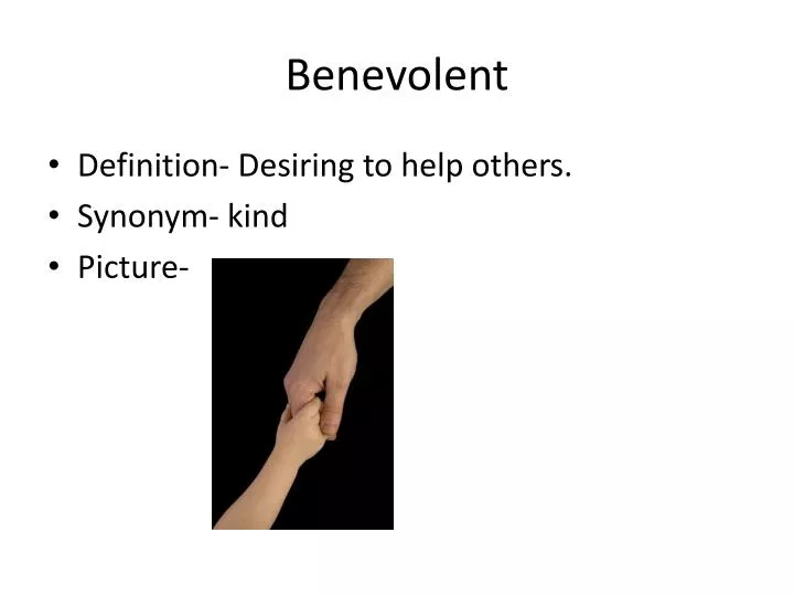 PPT Benevolent PowerPoint Presentation, free download ID2123590