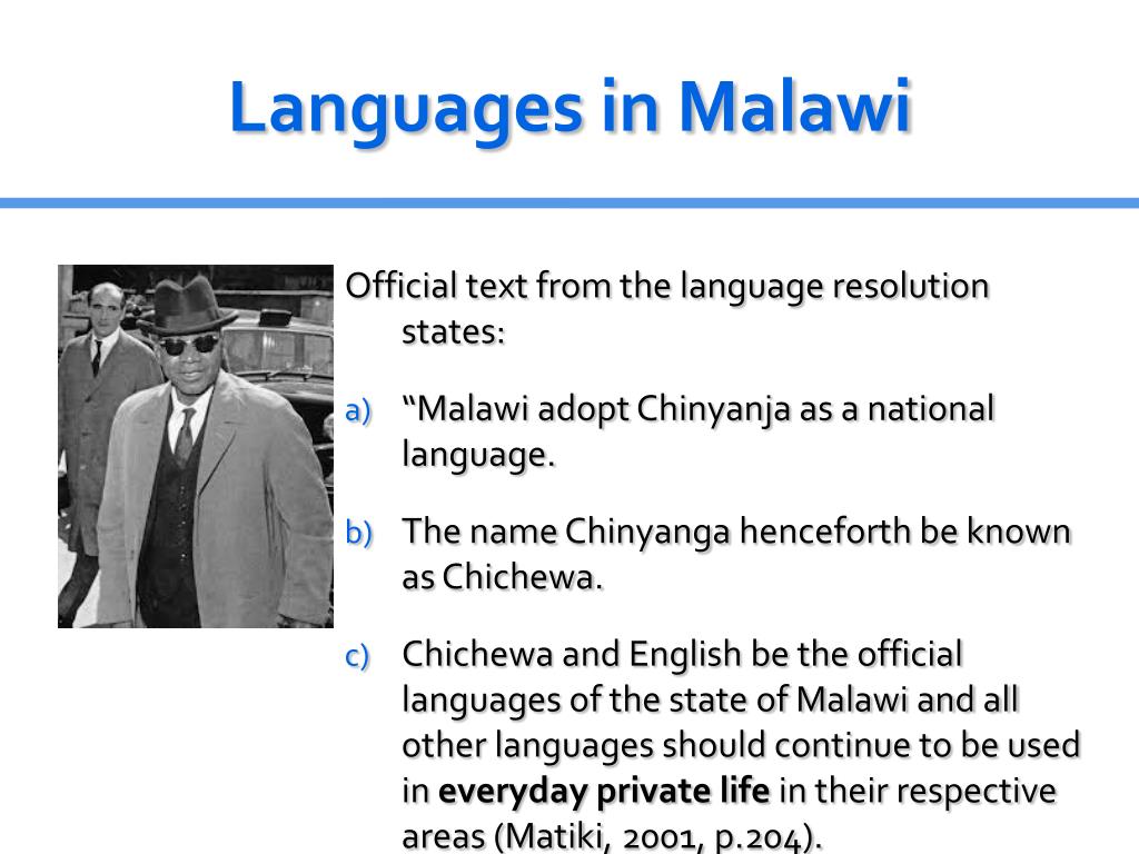 malawi language to english