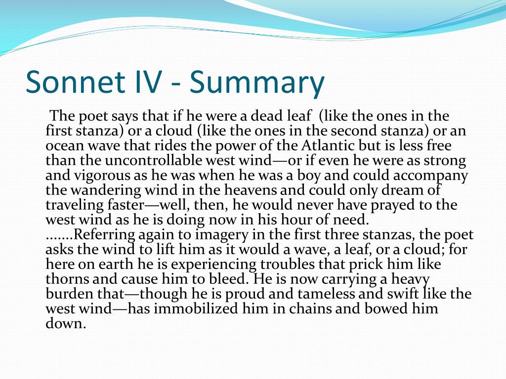 Ppt Ode To The West Wind Powerpoint Presentation Free Download Id 2123898 Poem Summary Pdf 
